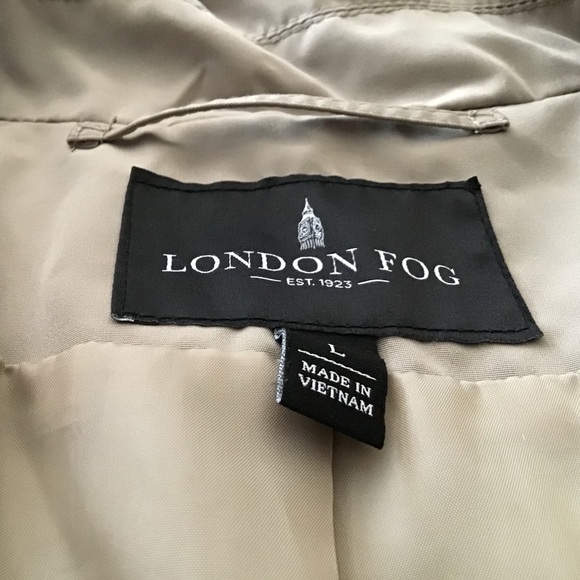 London Fog Cream Trench Coat Timeless Design - Picture 6 of 6